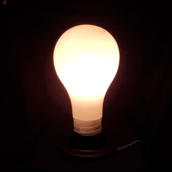 Large Light Bulb Table Lamp - Picture 3 of 3